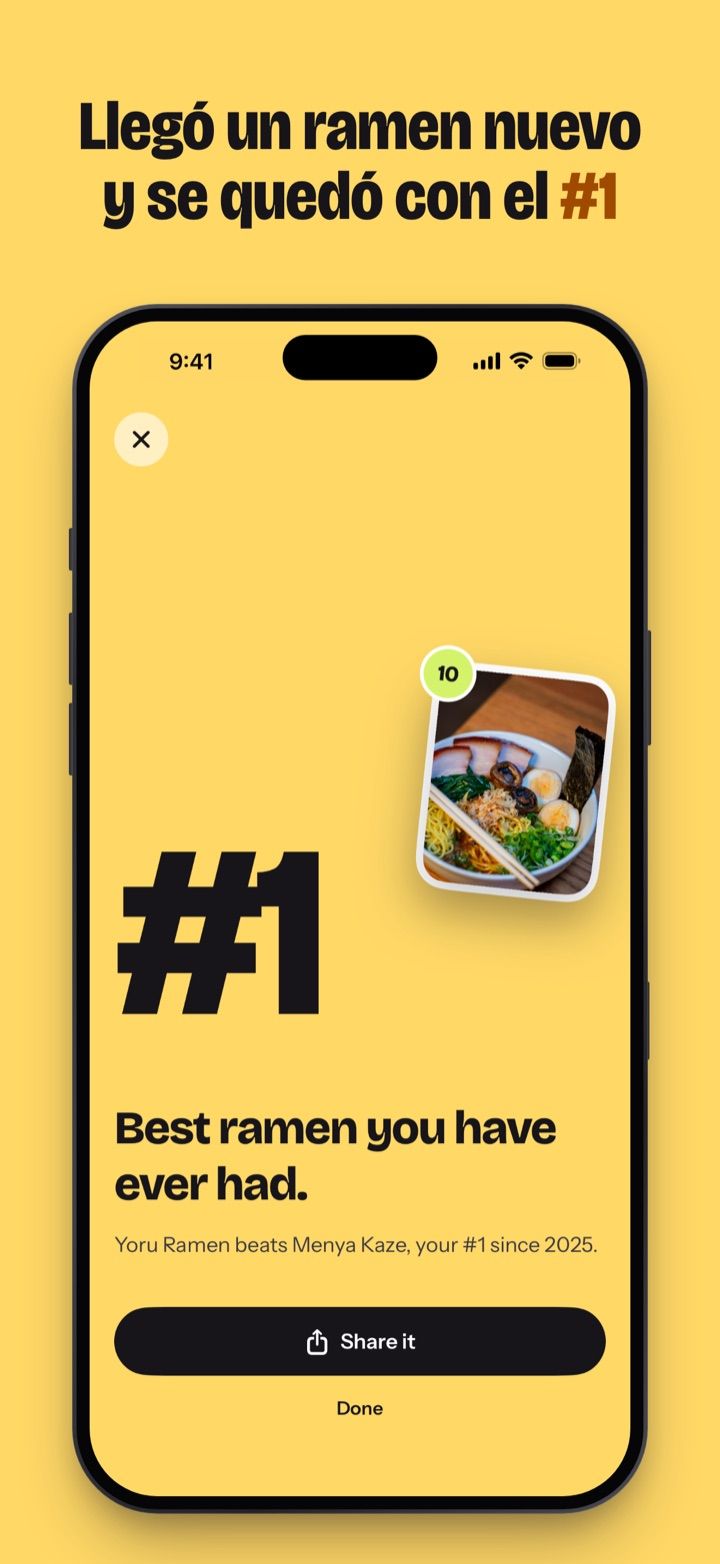 Llegó un ramen nuevo y se quedó con el #1