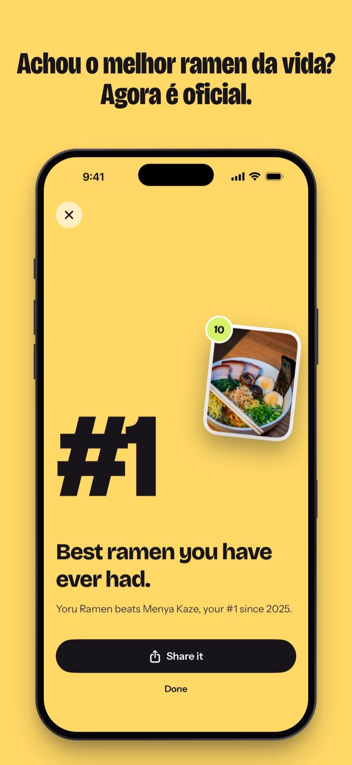 Achou o melhor ramen da vida? Agora é oficial.