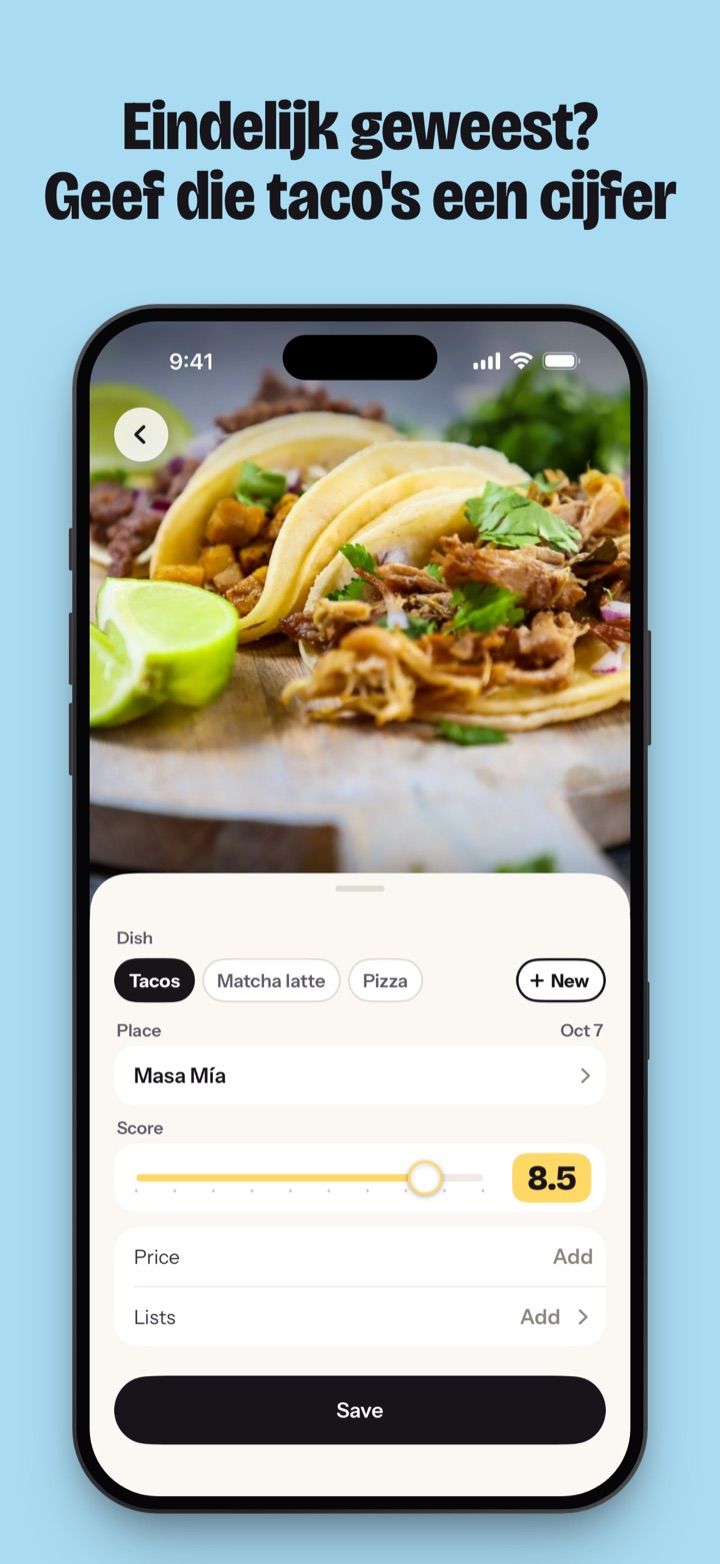 Eindelijk geweest? Geef die taco's een cijfer