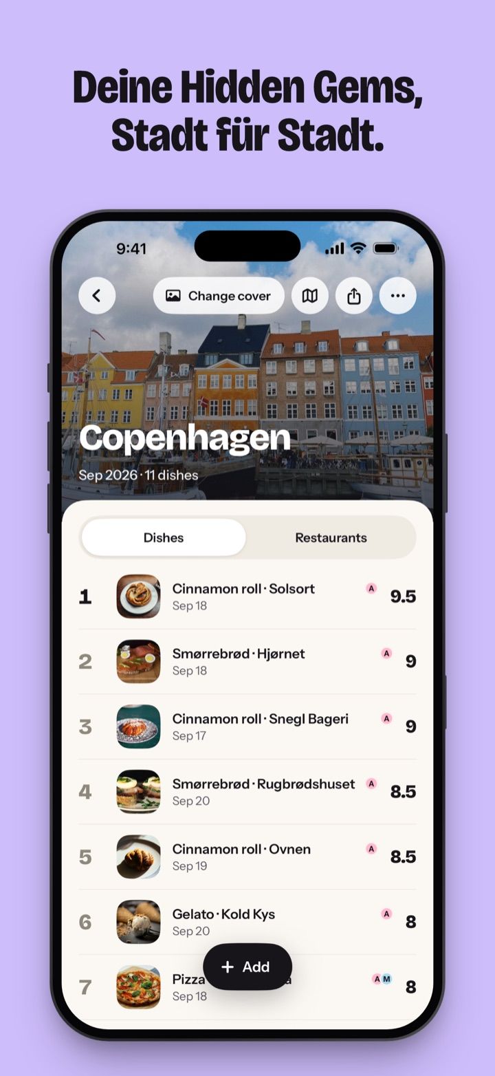Deine Hidden Gems, Stadt für Stadt.